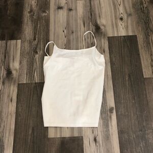 Spanx White Spaghetti Strap Tank Top‎ 1X